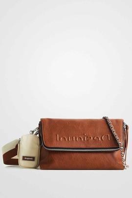 BOLSO HALF LOGO VENECIA CAMEL