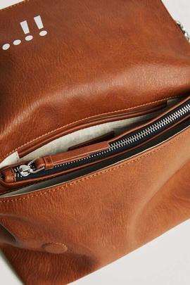 BOLSO HALF LOGO VENECIA CAMEL