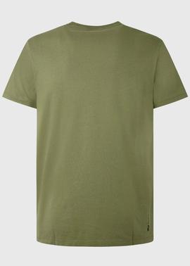 CAMISETA LOGO RELIEVE AKEEM VERDE CAQUI