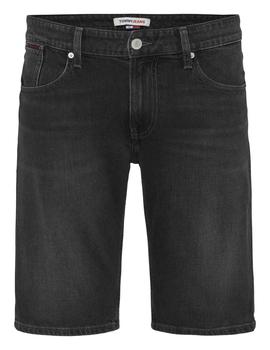 BERMUDA VAQUERA RONNIE SHORT REGULAR FIT EN DENIM NEGRO