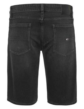 BERMUDA VAQUERA RONNIE SHORT REGULAR FIT EN DENIM NEGRO