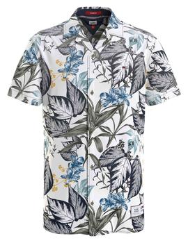 TJM HAWAIIAN CAMP SHIRT FLORAL PRINT