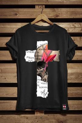 CAMISETA DE HOMBRE BOWIE END NEGRA