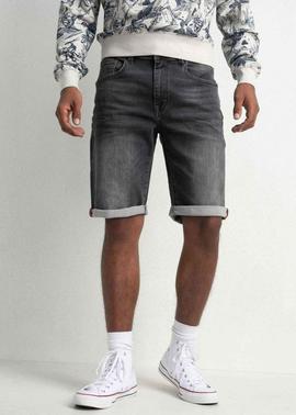 JACKSON DENIM SHORT BLACK STONE