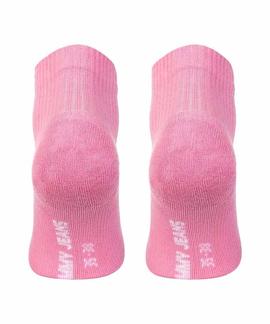 CALCETINES BAJOS UNISEX TOMMY JEANS 2 PACK ROSA Y BLANCO