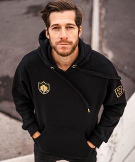 SUDADERA CAPUCHA UNISEX CHARLIZE NEGRA