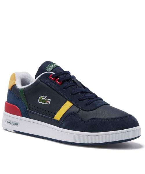 Zapatillas LACOSTE T-Clip Hombre (42 - Azul marino)