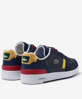 ZAPATILLAS LACOSTE T-CLIP 0722 2 SMA NAVY / YELLOW