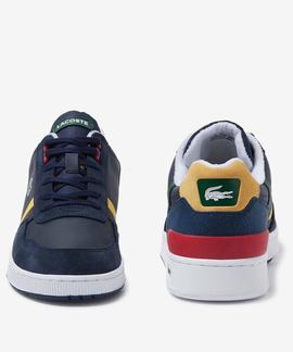 ZAPATILLAS LACOSTE T-CLIP 0722 2 SMA NAVY / YELLOW