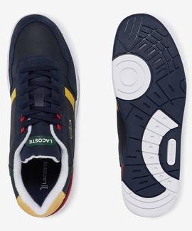 ZAPATILLAS LACOSTE T-CLIP 0722 2 SMA NAVY / YELLOW