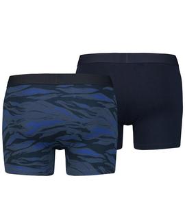 LEVIS MEN CAMO AOP BOXER BRIEF 2 PACK NAVY BLAZER