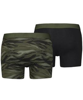 LEVIS MEN CAMO AOP BOXER BRIEF 2 PACK RIFFLE GREEN