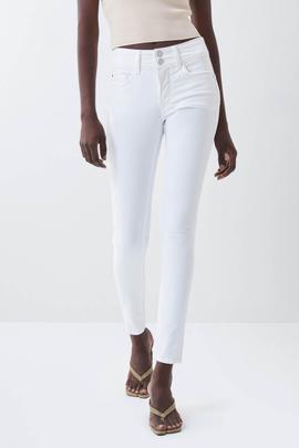 SECRET SKINNY FIT HIGH RISE BLANCO