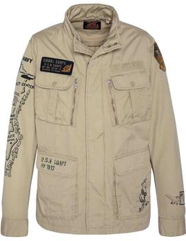 CHAQUETA MILITAR SCHOTT M1941 BEIGE