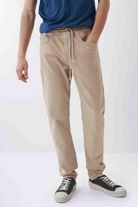 PANTALÓN VAQUERO S-RESIST REGULAR FIT EN DENIM BEIGE DEGRADÉ