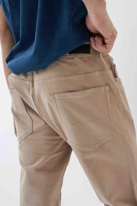 PANTALÓN VAQUERO S-RESIST REGULAR FIT EN DENIM BEIGE DEGRADÉ