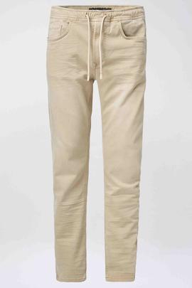 PANTALÓN VAQUERO S-RESIST REGULAR FIT EN DENIM BEIGE DEGRADÉ