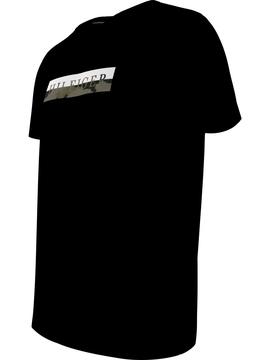 CAMISETA CON LOGOTIPO GRÁFICO DE CAMUFLAJE NEGRA