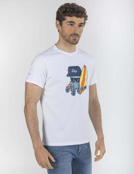 CAMISETA HAWAIIAN SURFER BLANCA