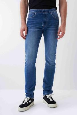 PANTALÓN VAQUERO S-RESIST REGULAR FIT EN DENIM AZUL MEDIO