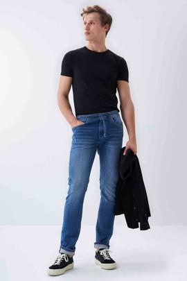 PANTALÓN VAQUERO S-RESIST REGULAR FIT EN DENIM AZUL MEDIO