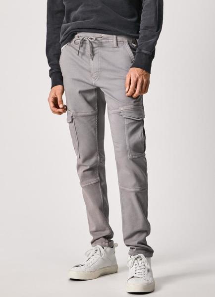 PANTALÓN BOLSO CARGO GRIS GYMDIGO
