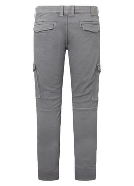 PANTALÓN JOGGER BOLSO CARGO JARED GRIS GYMDIGO