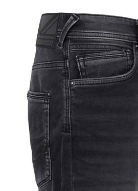 BERMUDA VAQUERA JACK SHORT EN DENIM GYMDIGO NEGRO DEGRADÉ