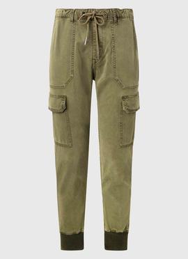 PANTALÓN JOGGER BOLSO CARGO NEW CRUSADE VERDE CAQUI