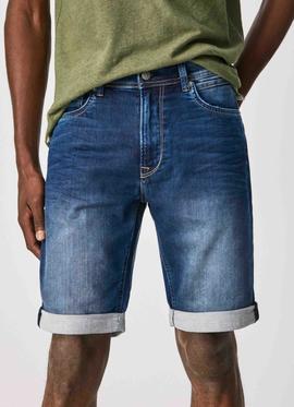 BERMUDA VAQUERA JACK SHORT EN DENIM GYMDIGO AZUL DEGRADÉ