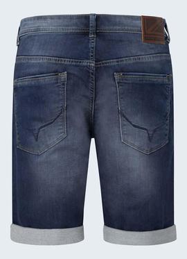 BERMUDA VAQUERA JACK SHORT EN DENIM GYMDIGO AZUL DEGRADÉ