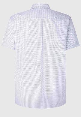 CAMISA DE MANGA CORTA PENTONVILLE CON MICROESTAMPADOS BLANCA