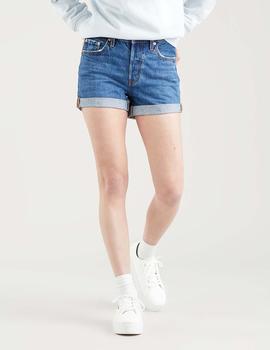 SHORT VAQUERO 501® ORIGINAL ORINDA TROY EN DENIM AZUL