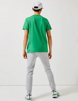 CAMISETA LACOSTE SPORT PATHWORK VERDE