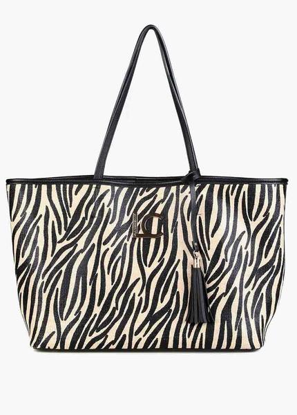 Bolso shopper Lola Casademunt crudo mujer