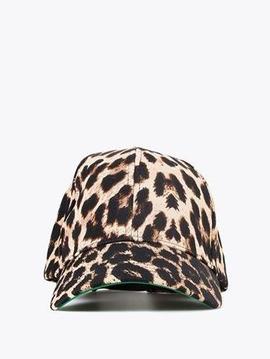 GORRA LOLA CASADEMUNT EN ANIMAL PRINT