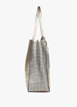 BOLSO SHOPPER DORADO LOLA