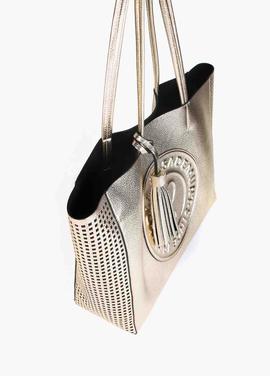 BOLSO SHOPPER DORADO LOLA