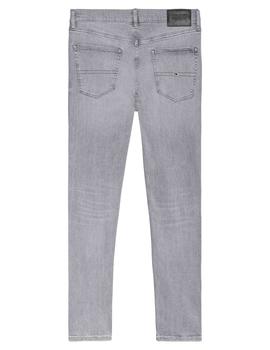 PANTALÓN VAQUERO AUSTIN SLIM TAPERED FIT BF1271 GRIS CLARO