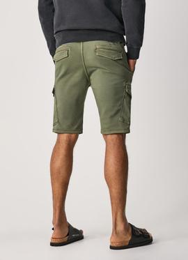 BERMUDA JOGGER BOLSO CARGO JARED VERDE GYMDIGO