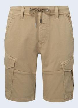 BERMUDA JOGGER BOLSO CARGO JARED CAMEL GYMDIGO