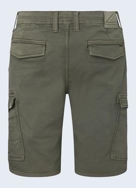 BERMUDA JOGGER BOLSO CARGO JARED VERDE GYMDIGO