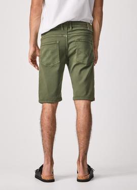 BERMUDA JAGGER SHORT SLIM FIT GYMDIGO VERDE CAQUI DEGRADÉ