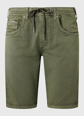 BERMUDA JAGGER SHORT SLIM FIT GYMDIGO VERDE CAQUI DEGRADÉ