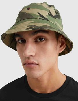 GORRO DE PESCADOR FLAG BUCKET HAT CON ESTAMPADO DE CAMUFLAJE