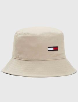 GORRO DE PESCADOR FLAG BUCKET BEIGE CON LOGO