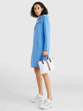 BOLSO POPPY SMALL TOTE CORP BLANCO