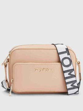 BOLSO BANDOLERA ICONIC TOMMY CAMERA NUDE