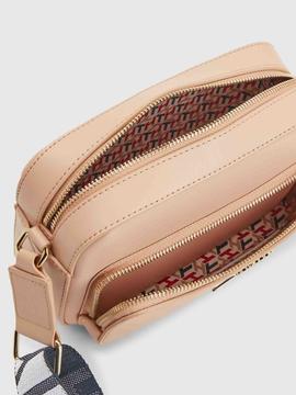 BOLSO BANDOLERA ICONIC TOMMY CAMERA NUDE