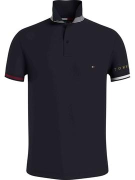 POLO ICON FLAG SLIM FIT AZUL MARINO